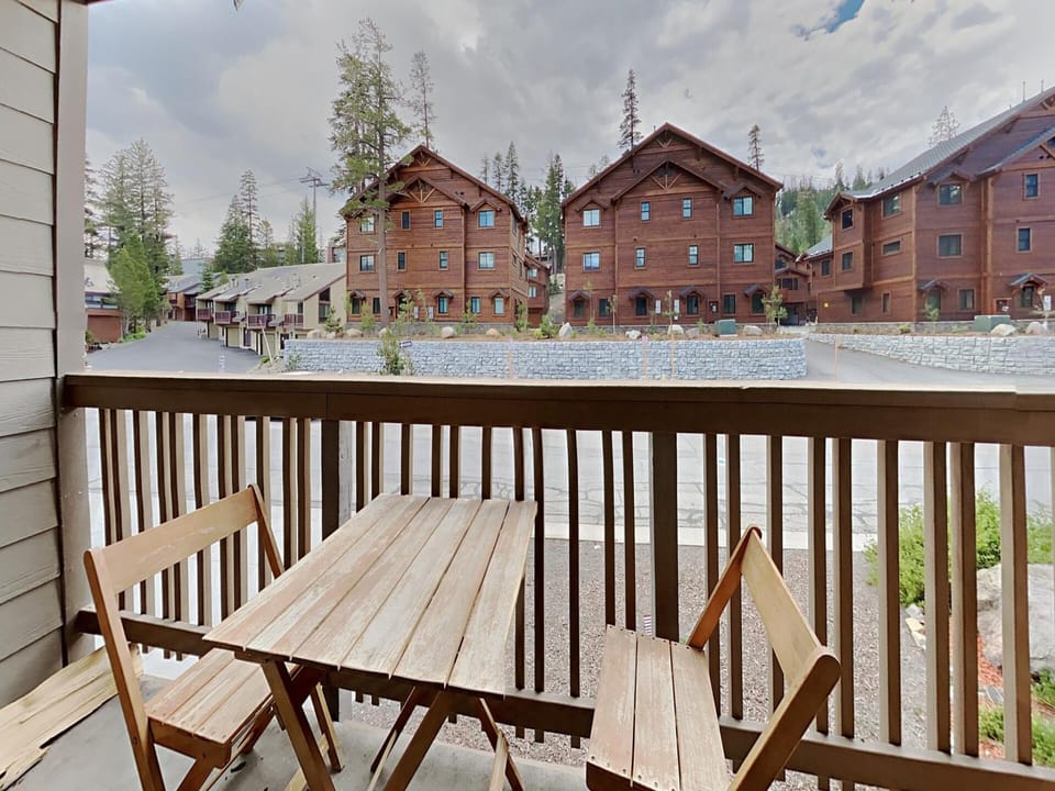 Balcony with Side View of Mammoth Mountain