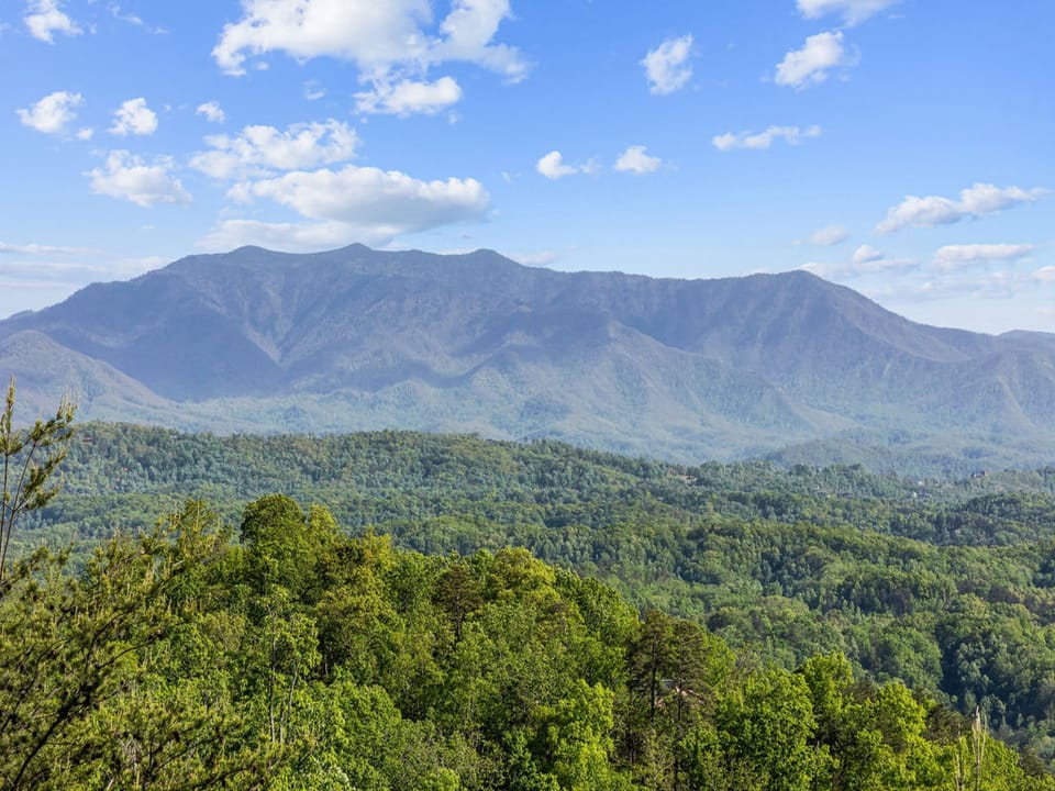 View from Cabin of Mt. Le Conte