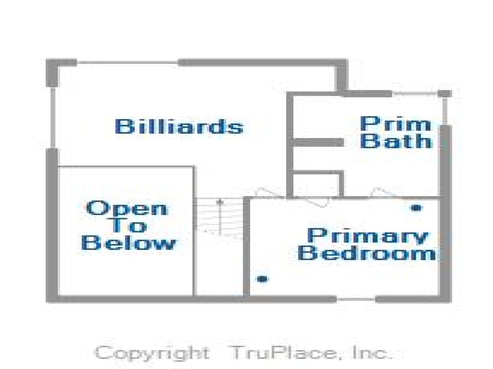 Upper Level Floor Plan