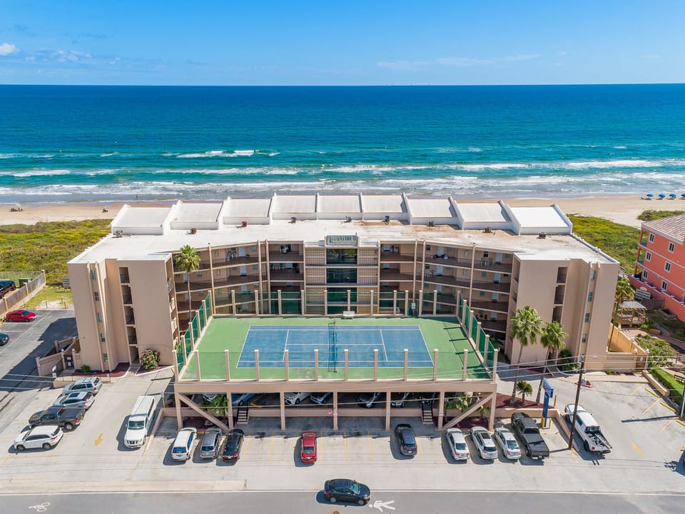 Aerial view of the property