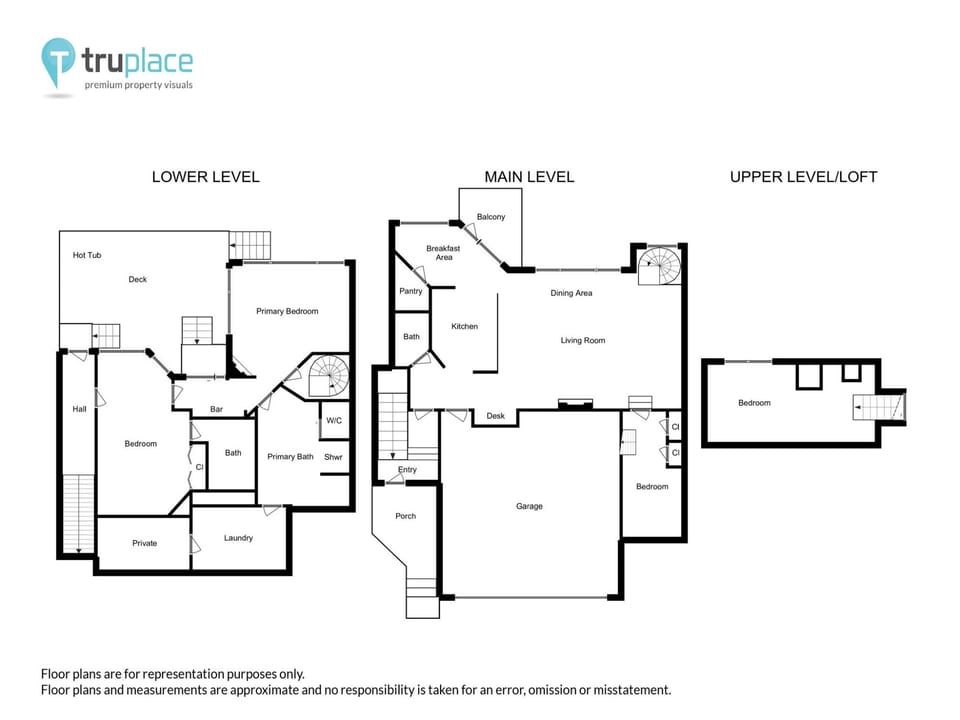 Floorplan, Snowflake Lookout, Breckenridge Vacation Rental