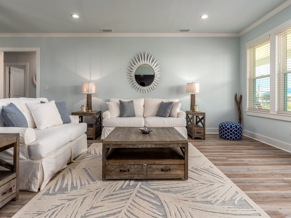 Living Room Dauphin Island Vacation Rental by Owner