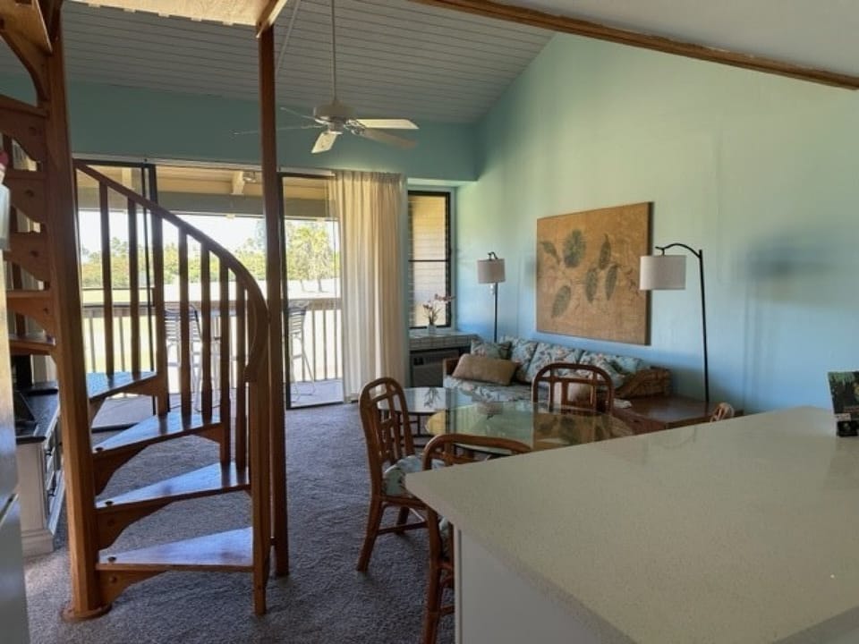 kitchen to living room