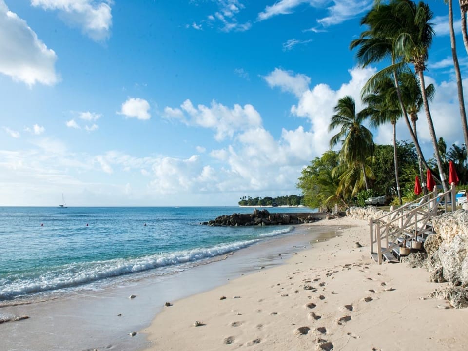 Beach right outside your door