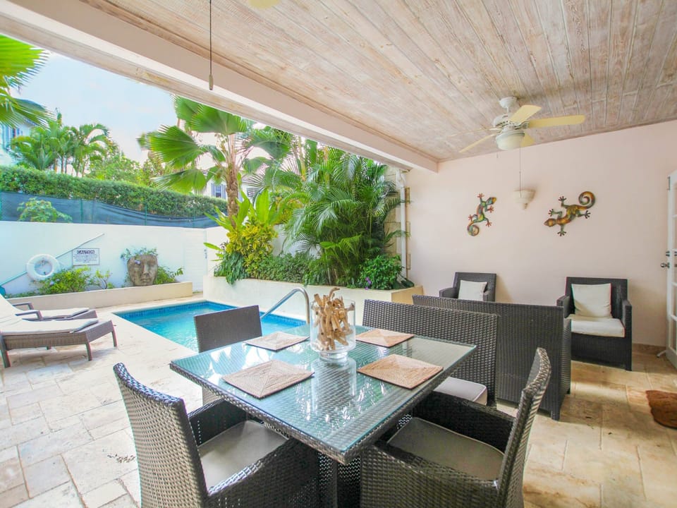 Lounge comfortably or dine al fresco - this is the best place to be when you're not exploring the island!