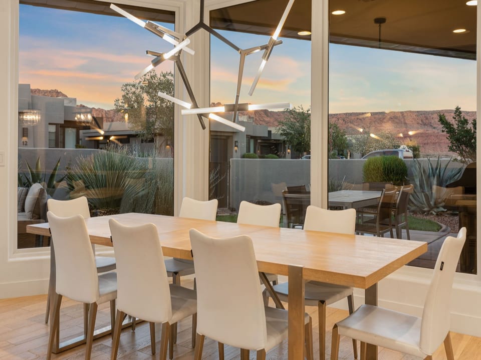 Dining Room at Twilight