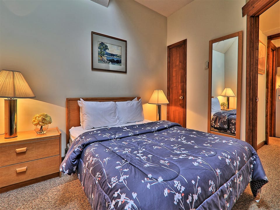 comfortable bed