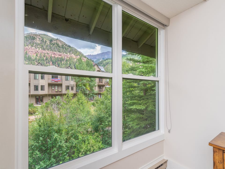 View of river from window