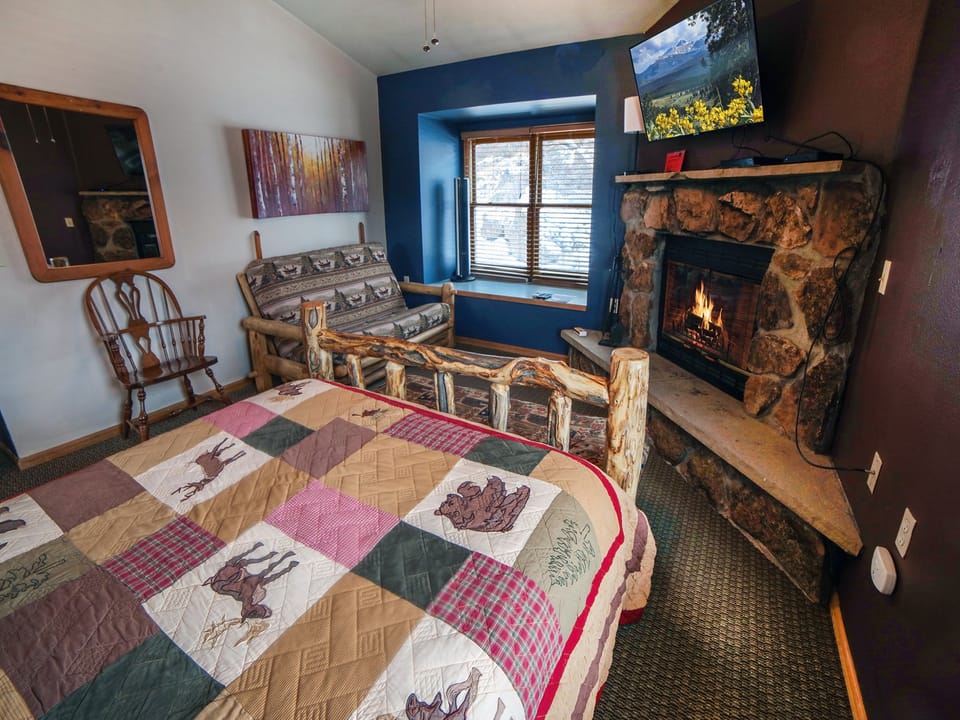 Wood-Burning Fireplace