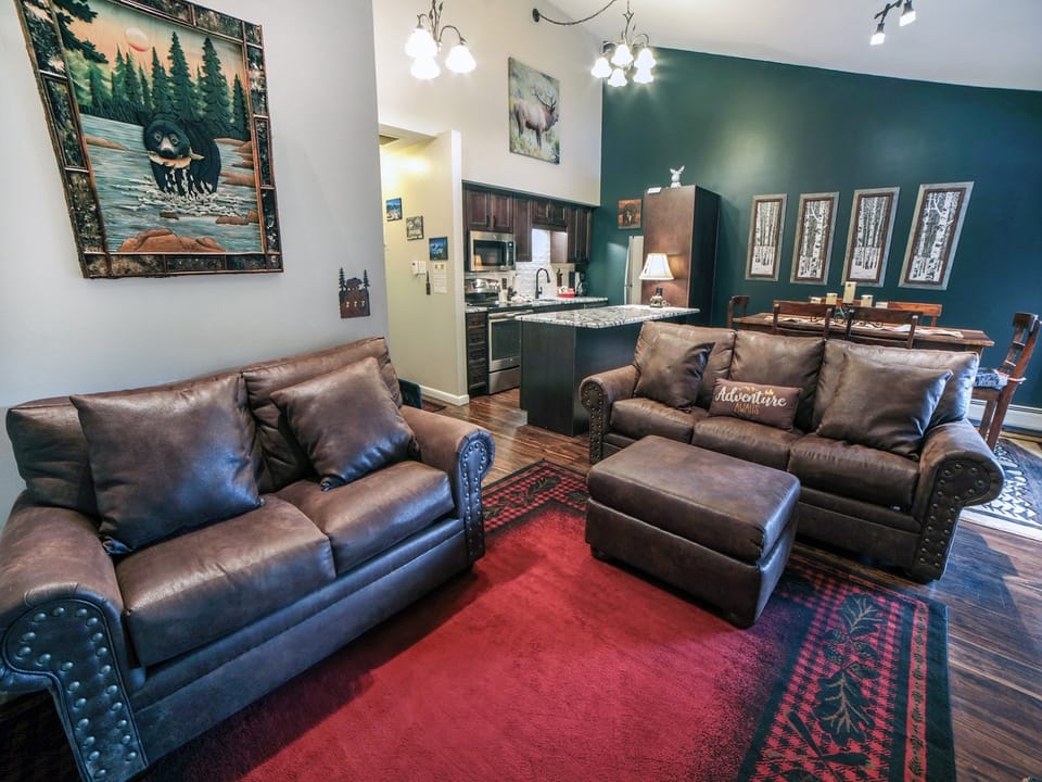 Living Room with Queen Sleeper Sofa