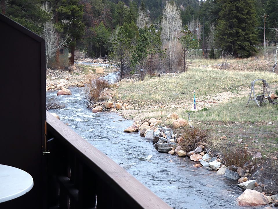 Looking Down-River From Your Back Deck.