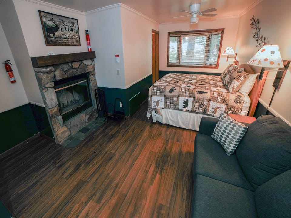 Wood-Burning Fireplace