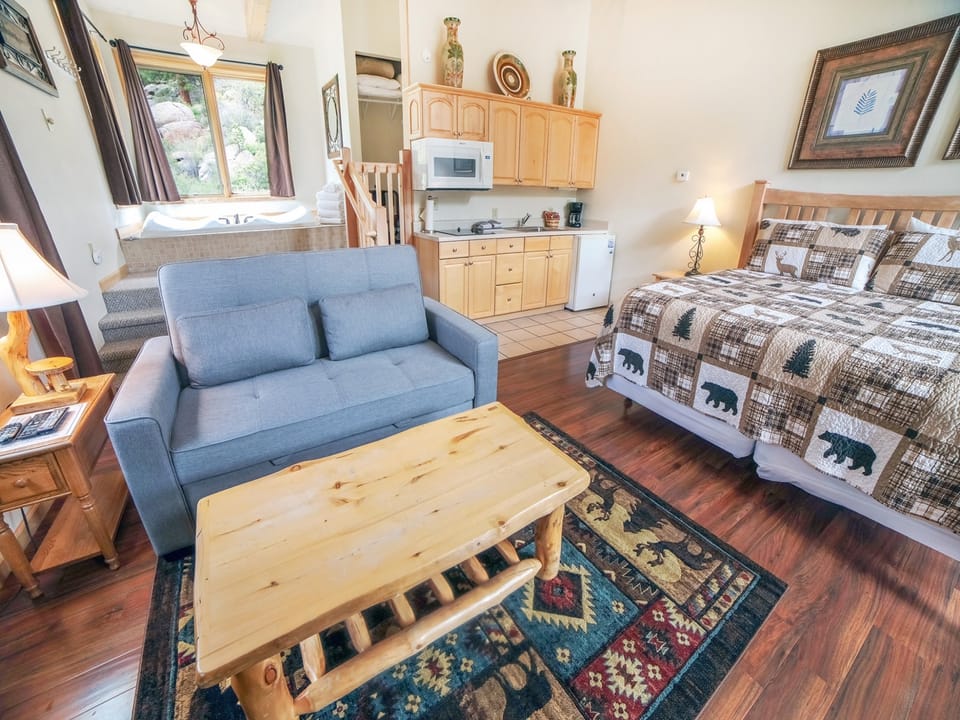 Suite with Gas Fireplace