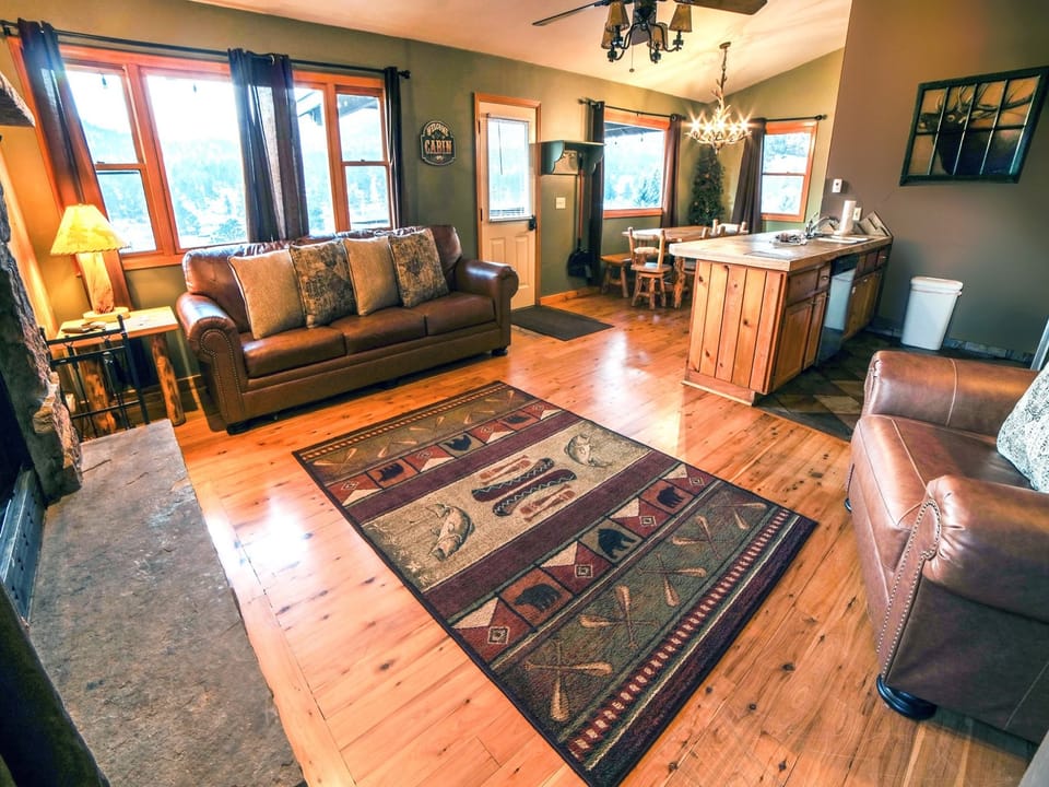 Looking Toward Kitchen and Dining Area