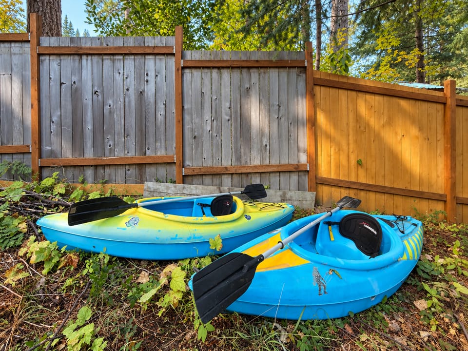 Seasonal Kayaks for Guest Use