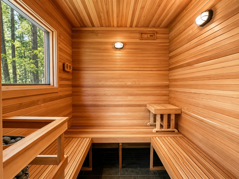 Relax in the Dry Sauna