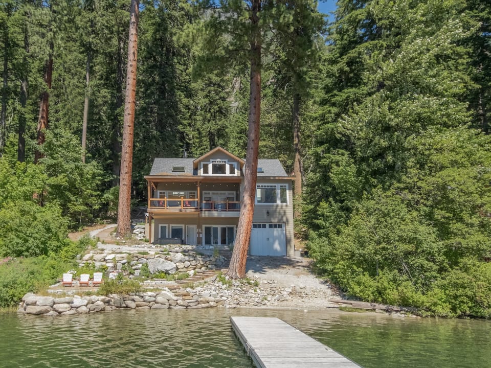 View of the house from the dock