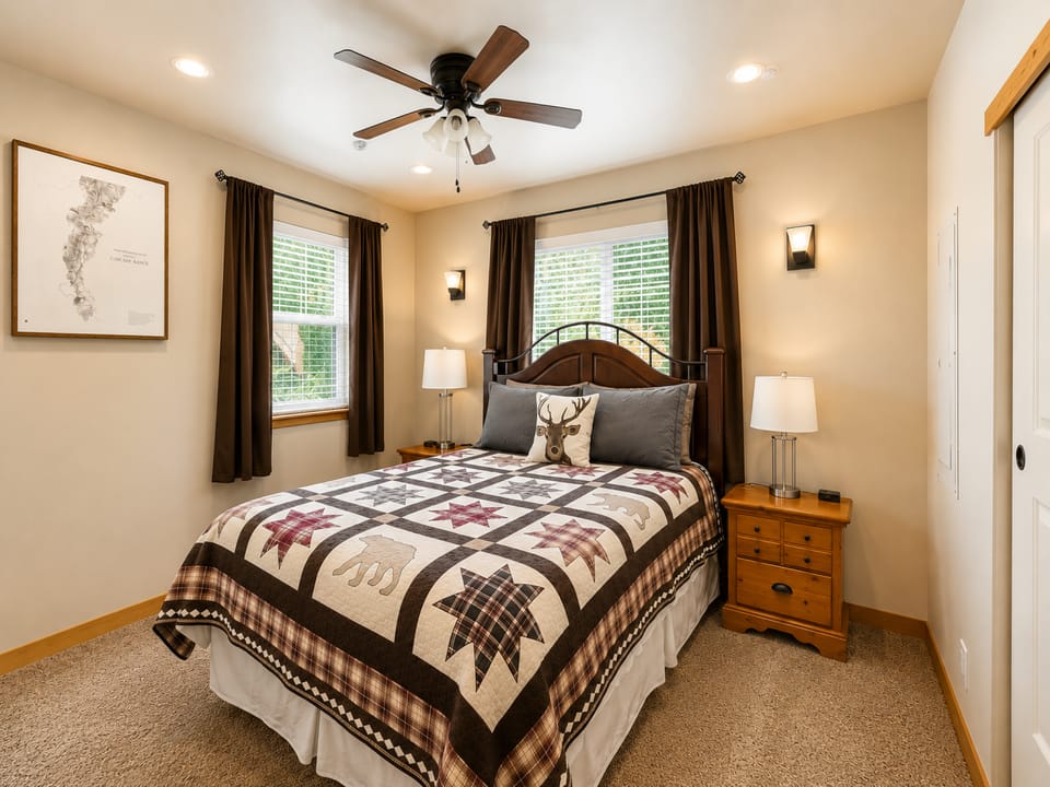 Main Floor Bedroom with Queen Bed