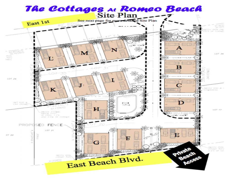 cottages_at_romeo_site_map