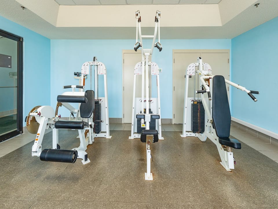 Start your day strong in our on-site gym