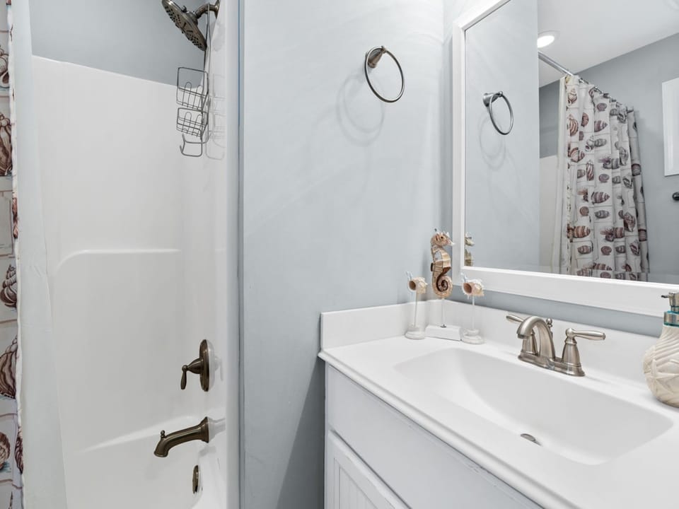 Lower Level Hall Bathroom with Shower