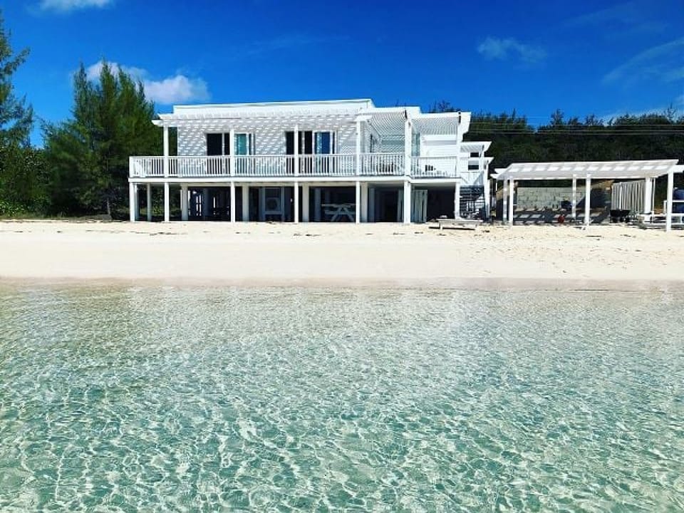 Caribbean SandCastle from the sea.