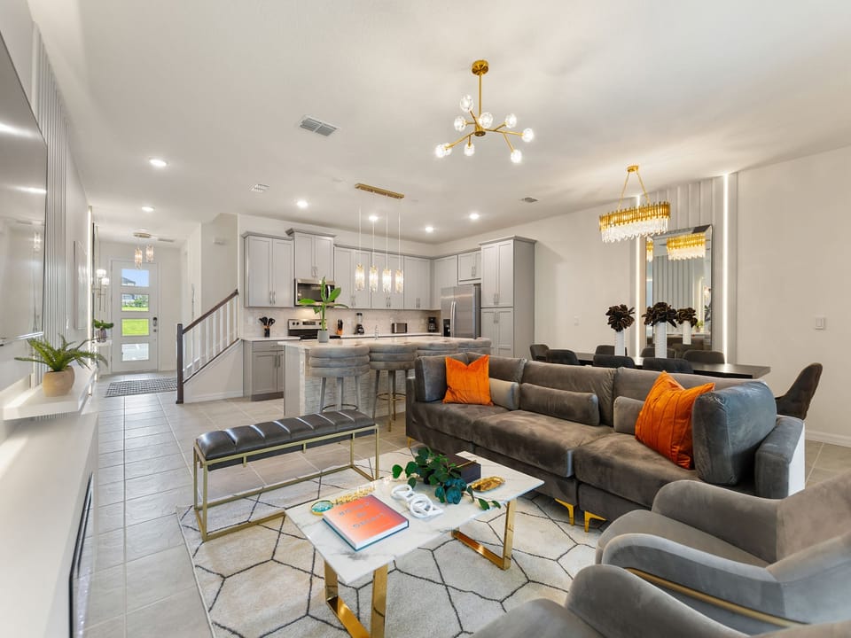 Luxurious and comfortable living area