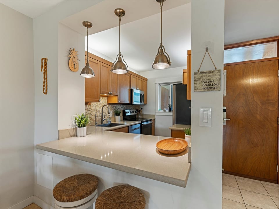 Kitchen seating for two