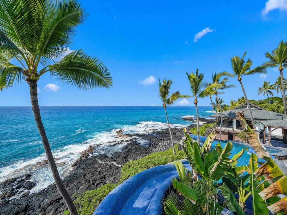 Slide down your own slide on the Kona Coast