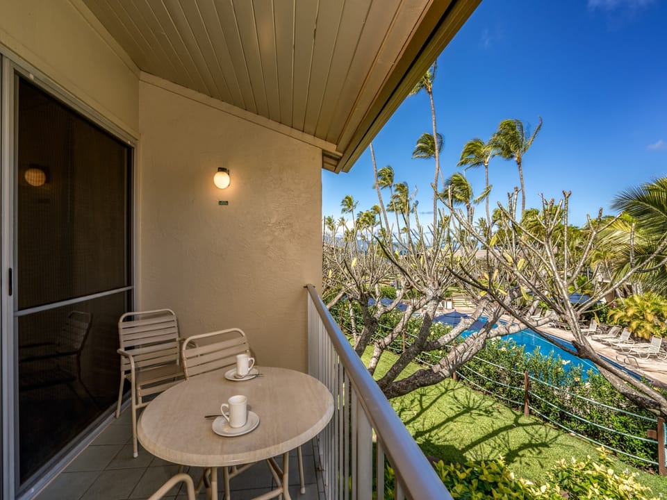 Enjoy your scenery from the private lanai