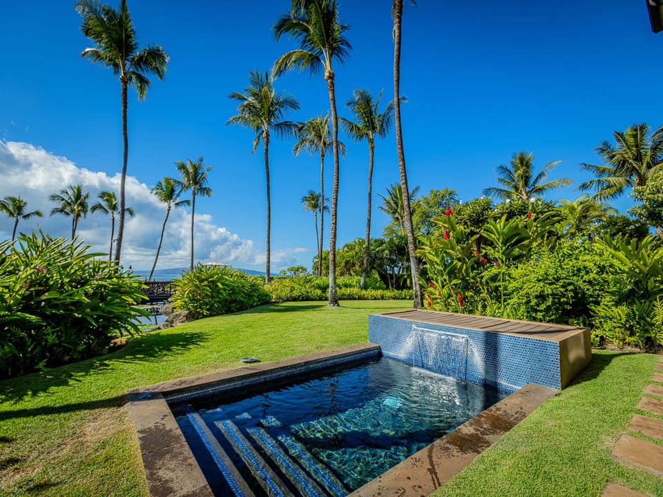 Take a dip in your own private plunge pool!