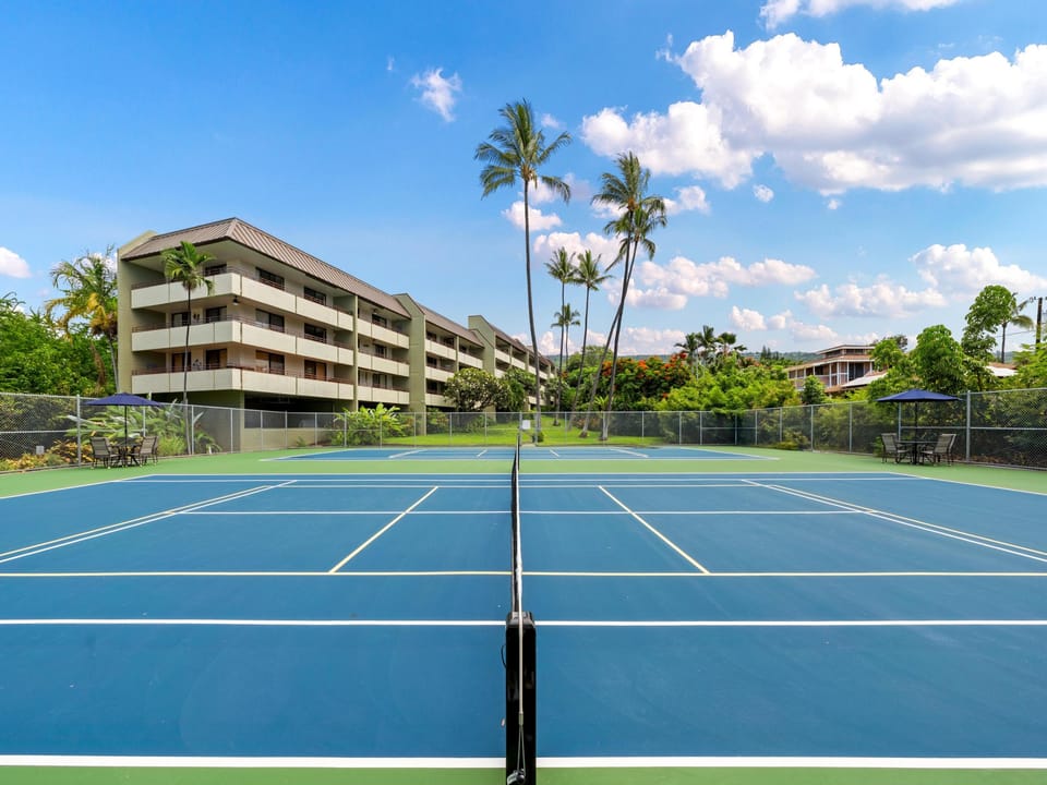 Tennis courts for guests use