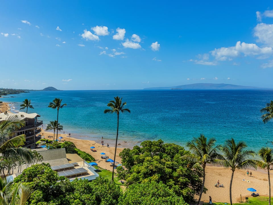 Stretch of sandy beaches with mountain and ocean views!