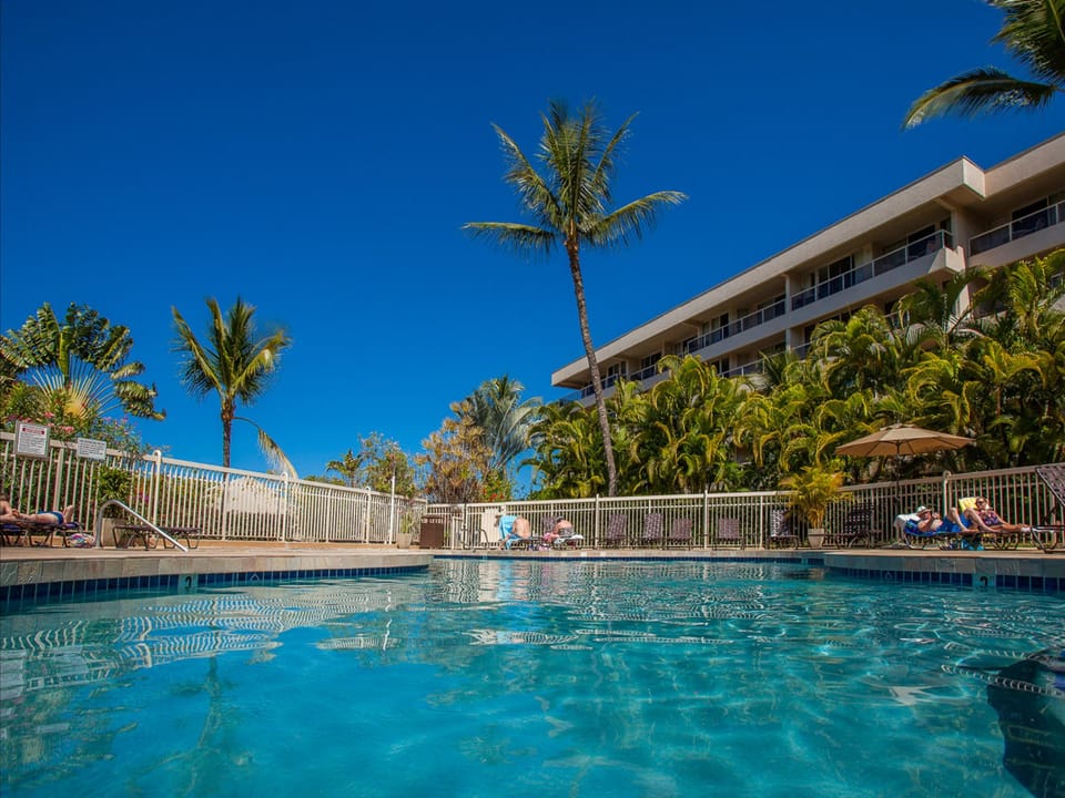 Take a dip in either of the property’s two inviting pools
