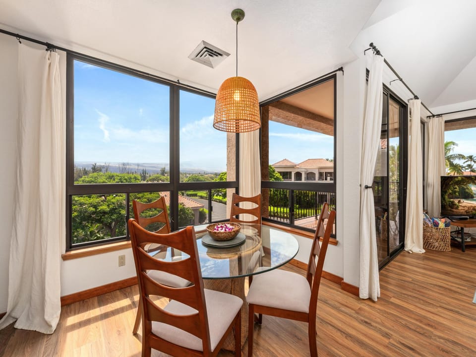 Great views from dining table
