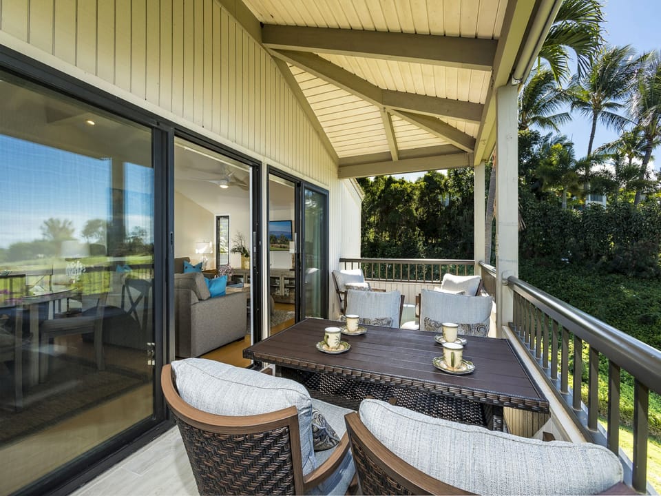 Private Lanai with Plenty of Space to Relax!