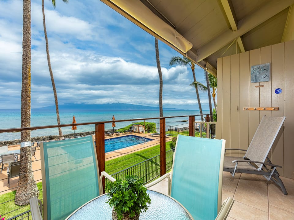 Relax and enjoy the beautiful view from the lanai
