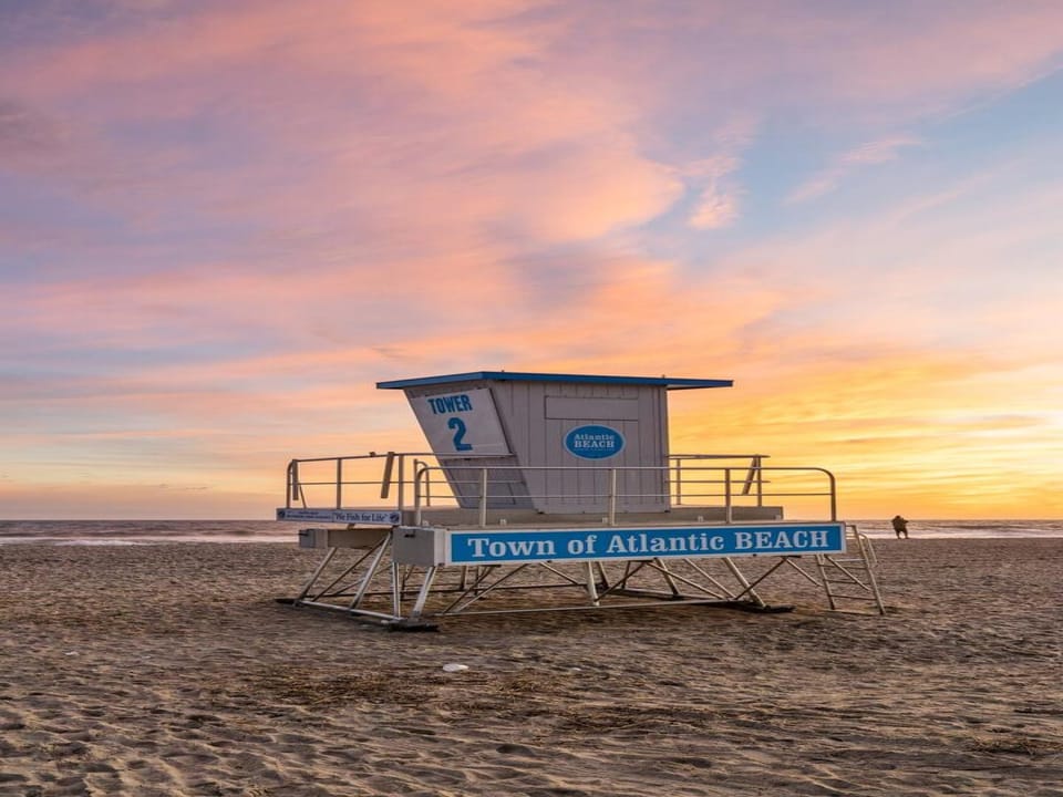 Beach Access at Sunset