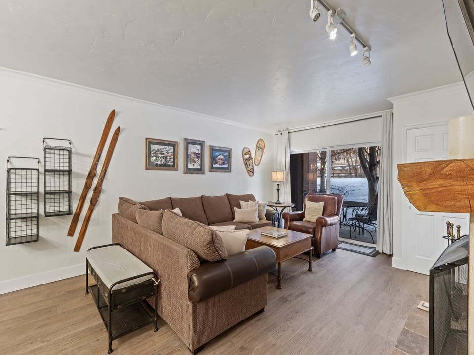 This is a beautiful two bedroom vacation rental at Park Station within walking distance to Historic Main Street and the Town Lift in Park City, Utah.