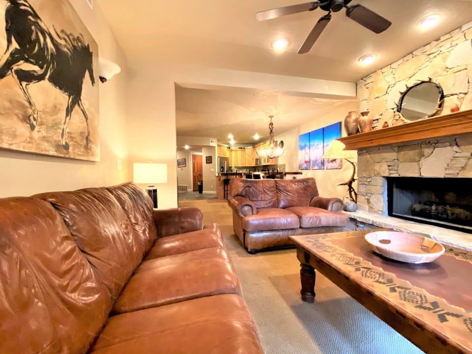 Living Room with Fireplace