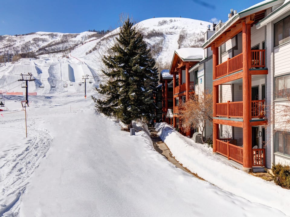 Snow Flower Condominiums is true ski-in ski-out to Park City Mountain Resort