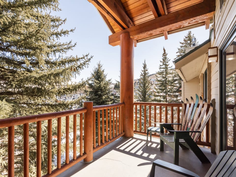 Beautiful views from the private patio