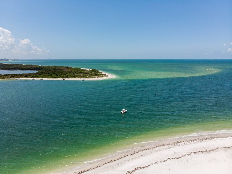 The South End of Estero Island is great for spotting wildlife like dolphins or manatees