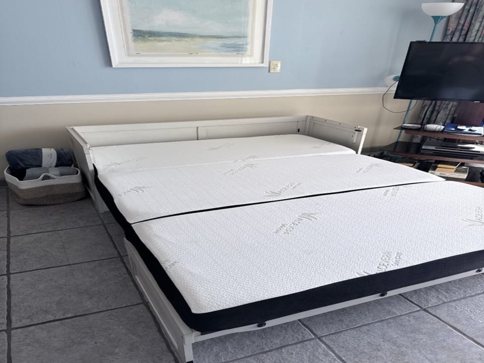Hideaway Bed pulled out