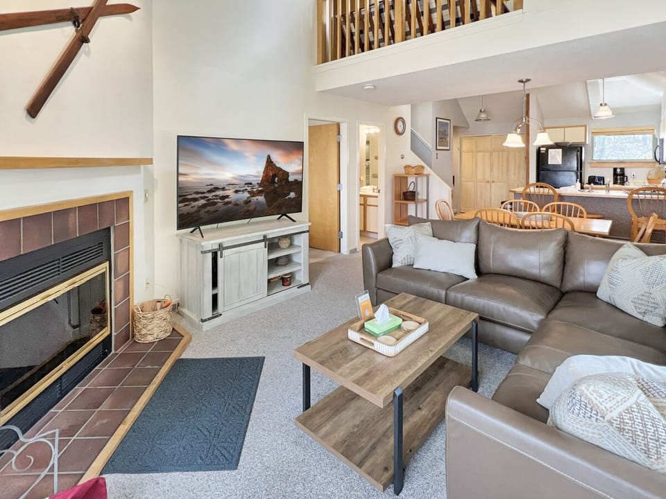 Large 55 inch TV, New sectional sofa