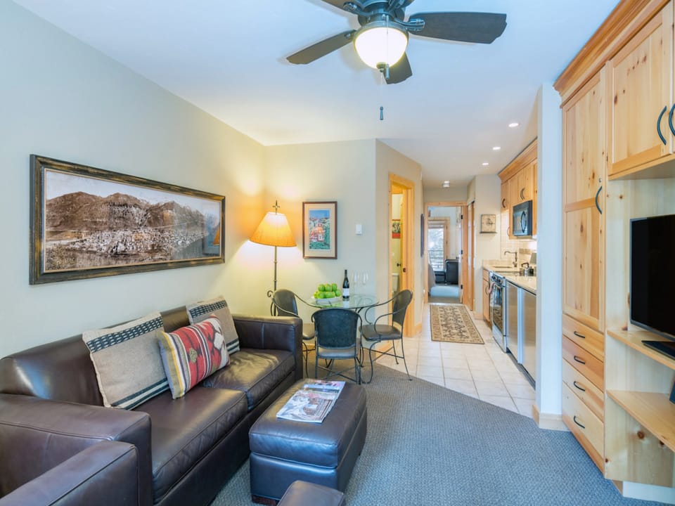 Viking Lodge 212 - this lovely, remodeled one bedroom Viking Lodge condo offers a prime Telluride town location.
