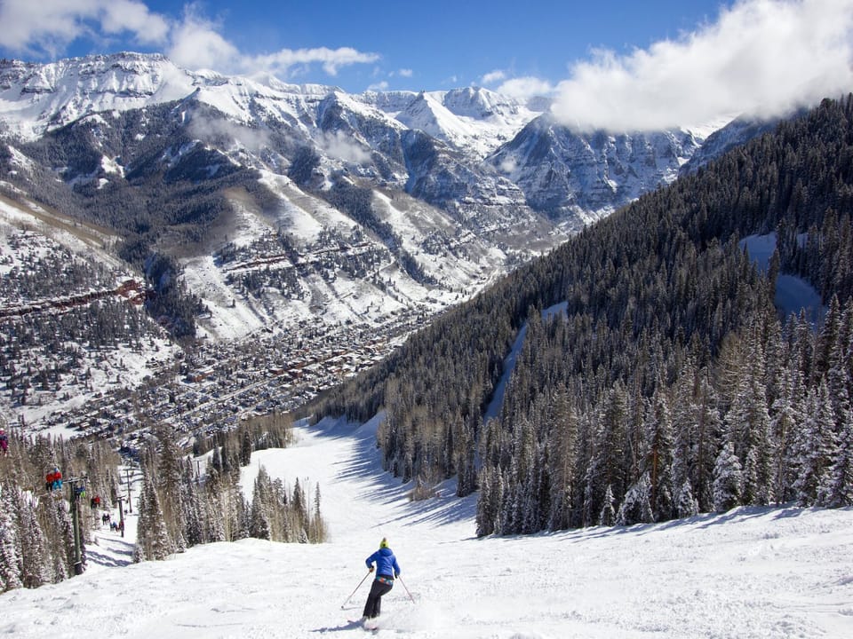 Telluride offers World Class skiing for all levels, with amazing views and epic powder!