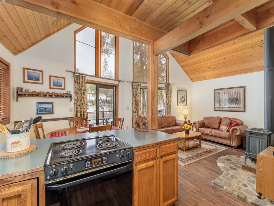 Open concept kitchen