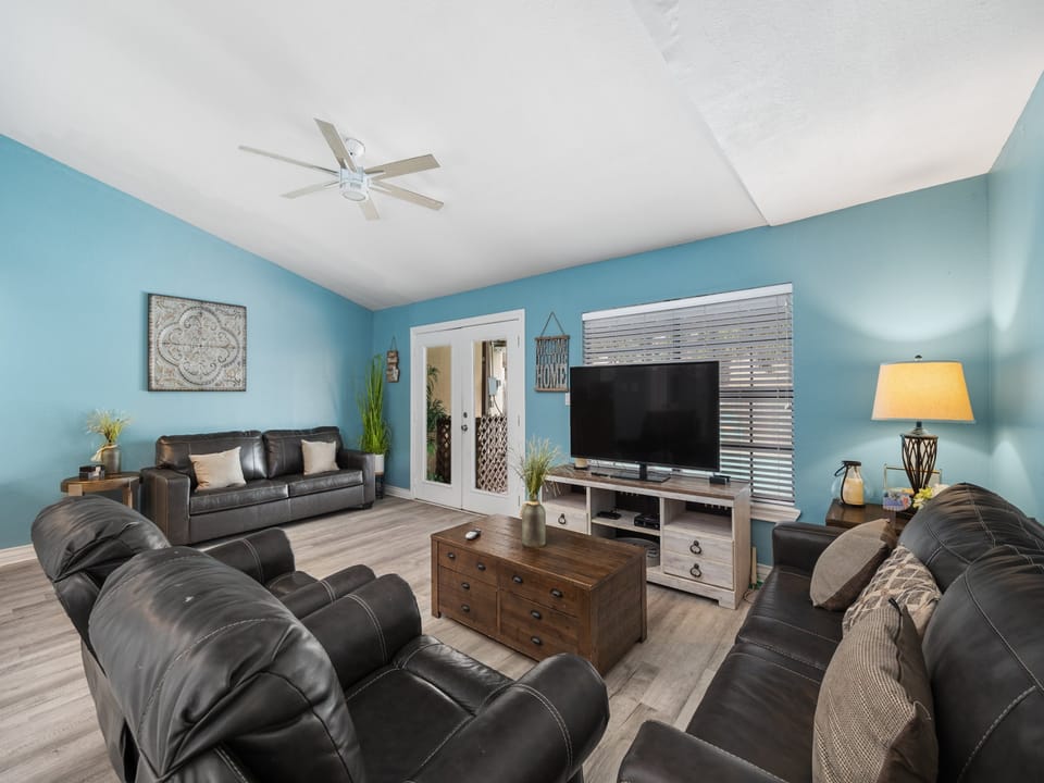 Ample seating for movie night gatherings!