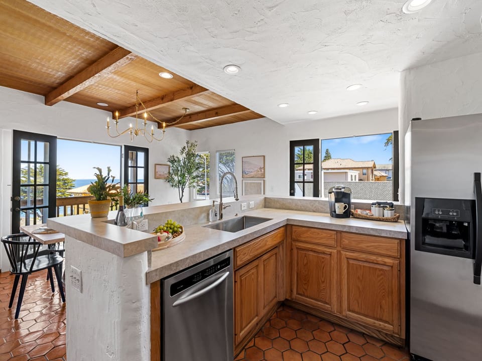 Fully Equipped Kitchen with Bay Views